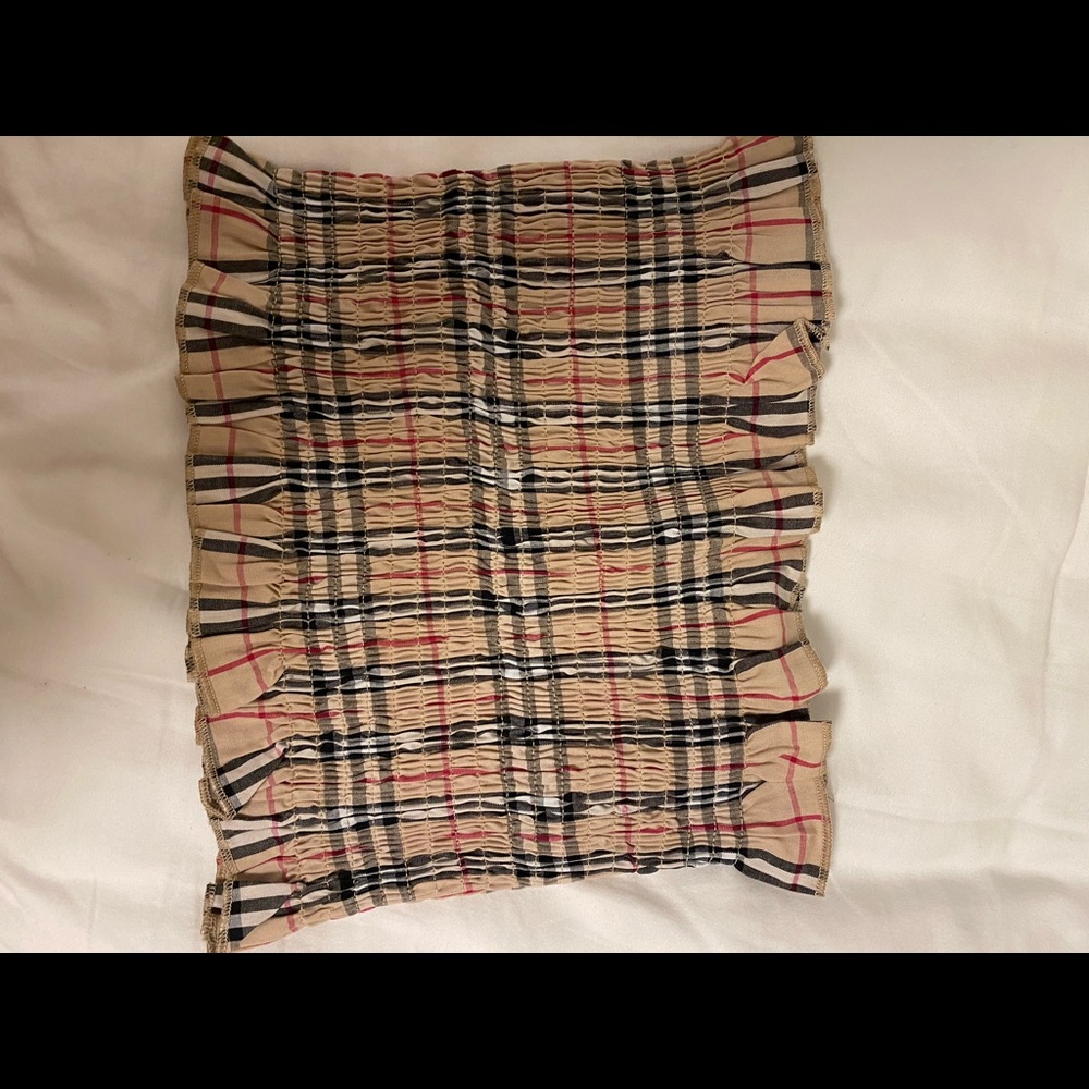 Burberry print tube top